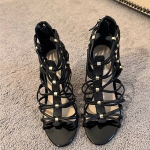 GUESS Elegant Black Strappy Women's Shoes